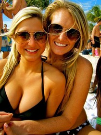 Big boobed blonde wife